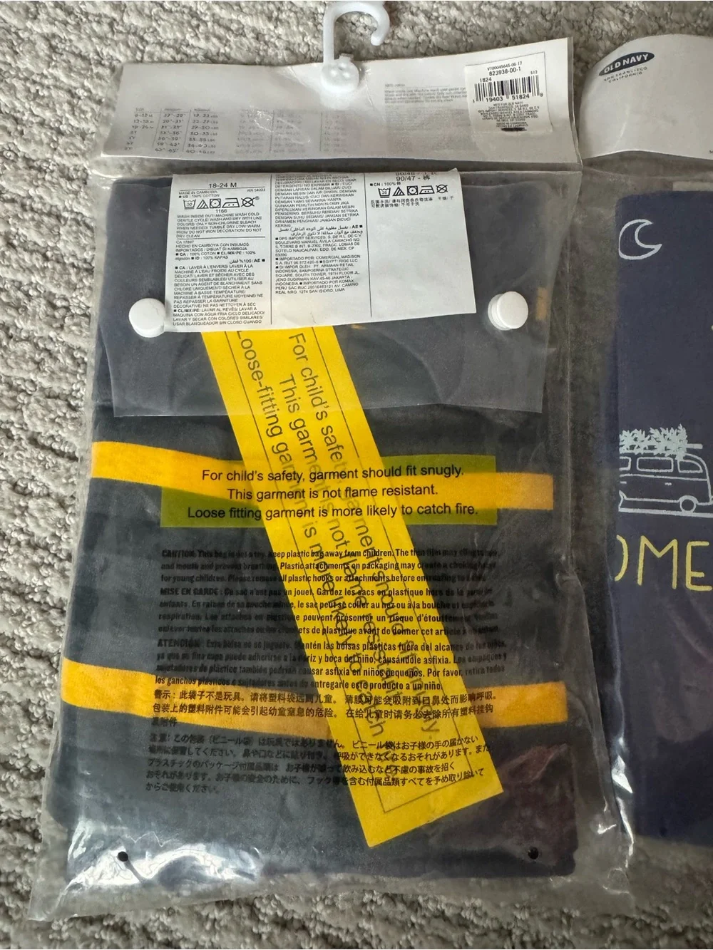 Set of 2 NWT 18-24 mthOld Navy pajama sets - long sleeve